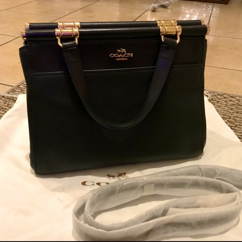 Black Coach Grace Handbag